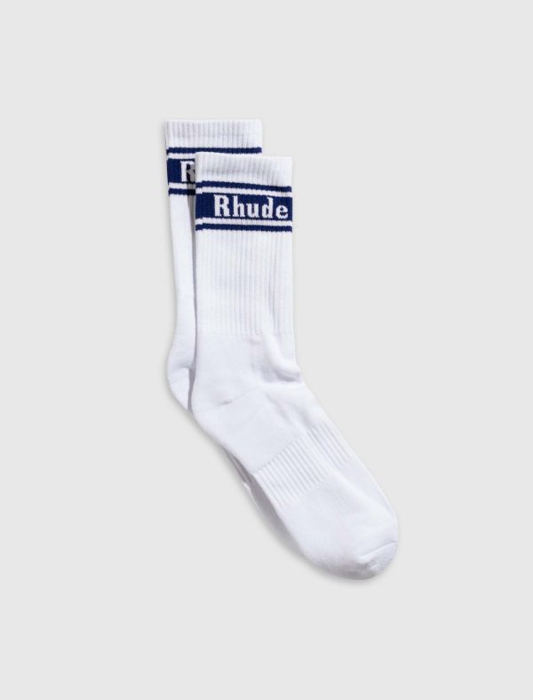 STRIPE LOGO SOCKS Sale