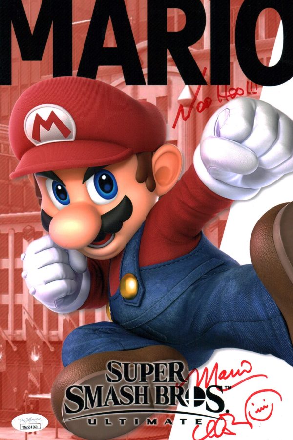 Charles Martinet Super Smash Bros 8x12 Signed Photo JSA Certified Autograph Cheap