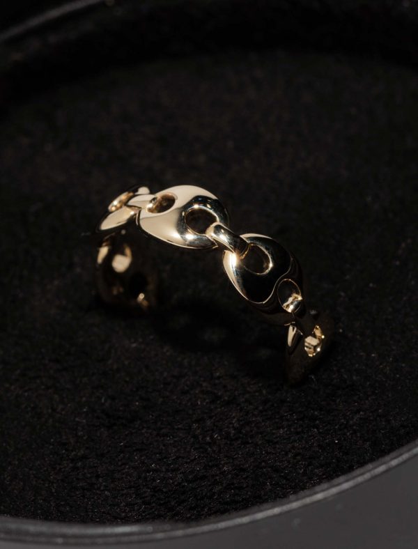 GOLD BEAN RING For Cheap - Image 3
