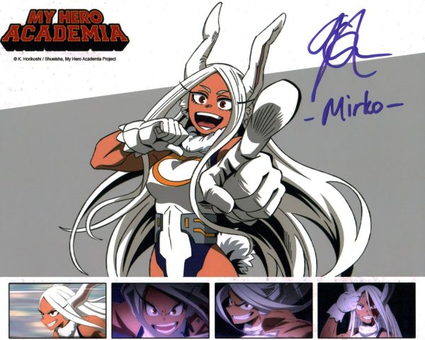 Anairis Quinones My Hero Academia 8x10 Photo Signed JSA Certified Autograph on Sale - Image 2