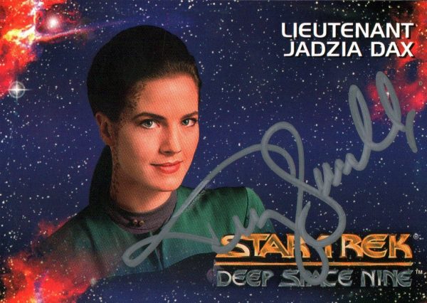 Terry Farrell Star Trek: DS9 2.5x4 Trading Cards Signed JSA Certified Autograph For Cheap - Image 3