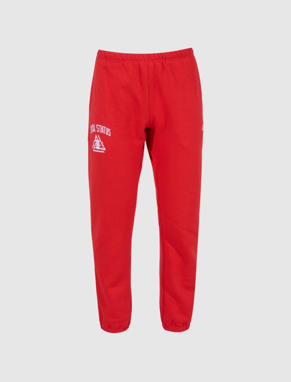 SOCIAL STATUS REVERSE WEAVE PANTS Online now