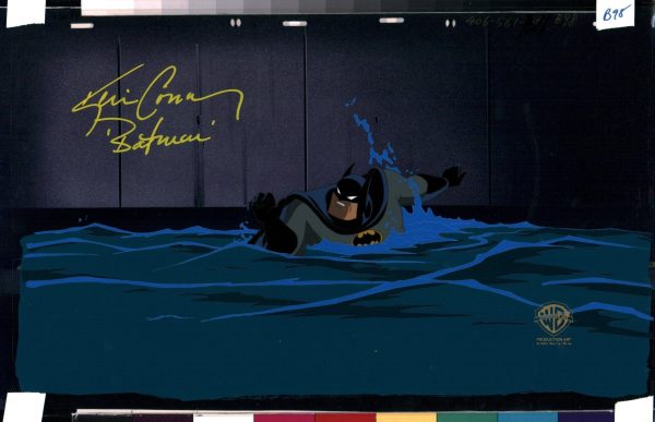 Kevin Conroy Batman 10.5  x16.5  Signed Animation Production Cel Autograph JSA LOA Certified Autograph For Discount
