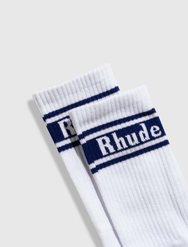 STRIPE LOGO SOCKS Sale - Image 2