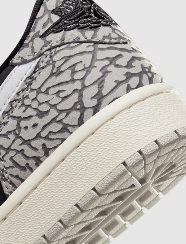 AIR JORDAN 1 LOW OG  BLACK CEMENT  Hot on Sale - Image 3
