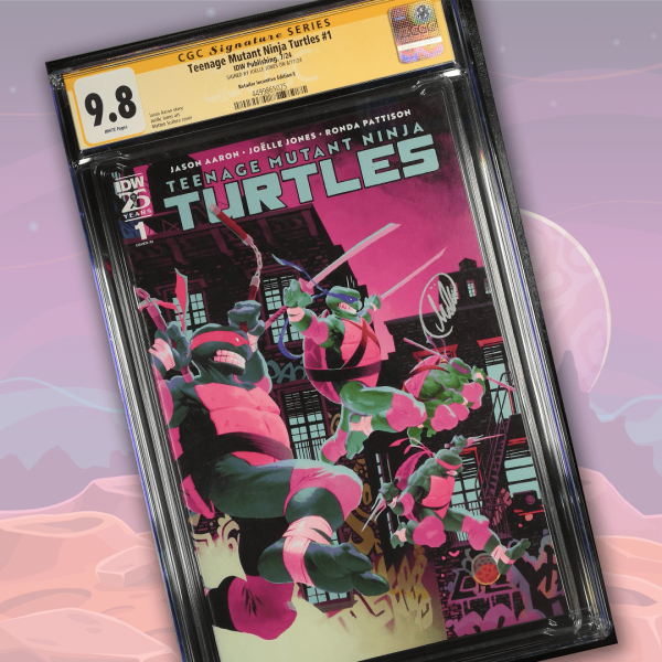 Teenage Mutant Ninja Turtles #1 Retailer Incentive Edition E CGC Signature Series 9.8 Signed by Joelle Jones Online now