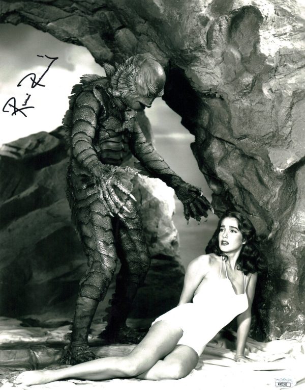 Ricou Browning Creature From The Black Lagoon 11x14 Signed Photo Poster JSA Certified Autograph Fashion