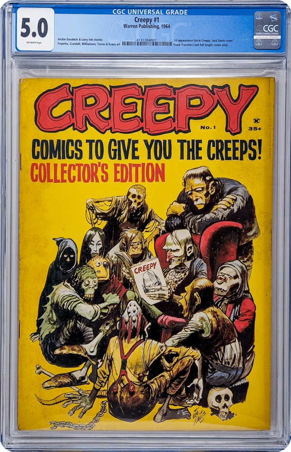 Creepy #1 Warren Publishing CGC Universal Grade 5.0 Discount - Image 2