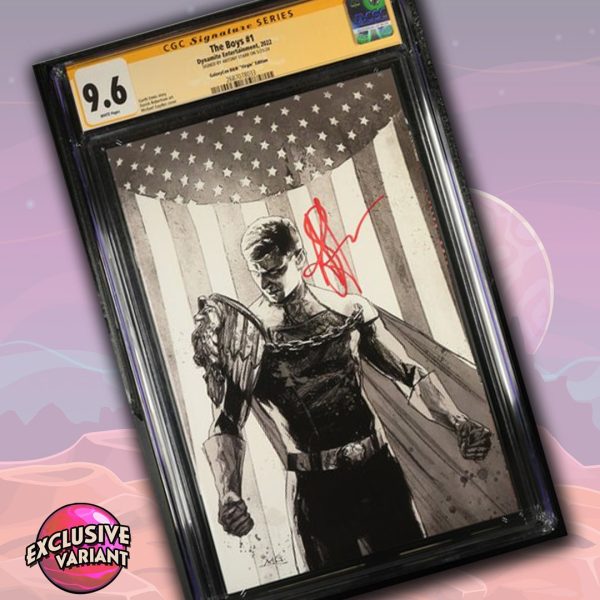 The Boys #1 Dynamite Entertainment CGC Signature Series 9.6 Signed Antony Starr Supply