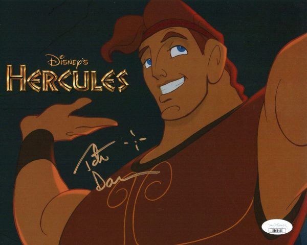 Tate Donovan Disney Hercules 8x10 Signed Photo JSA Certified Autograph Sale