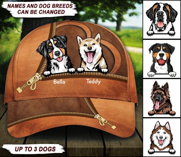 Dog Personalized Classic Cap, Personalized Gift for Dog Lovers, Dog Dad, Dog Mom - CP009PS03 Online Hot Sale