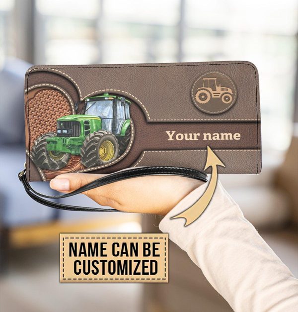 Personalized Farmer Clutch Purse, Personalized Gift for Farmers, Cow Lovers, Chicken Lovers - PU1316PS Online now