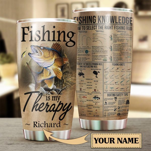 Personalized Fishing Tumbler, Personalized Gift for Fishing Lovers - TB306PS Supply