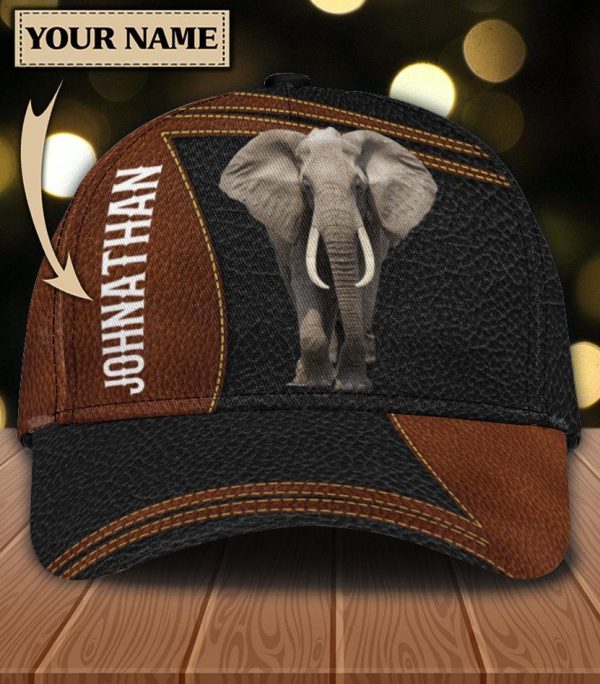 Personalized Elephant Classic Cap, Personalized Gift for Elephant Lovers - CP1993PS Fashion