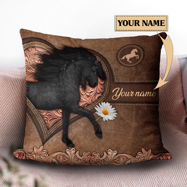 Personalized Horse Pillow (Insert Included), Personalized Gift for Horse Lovers - PL106PS on Sale
